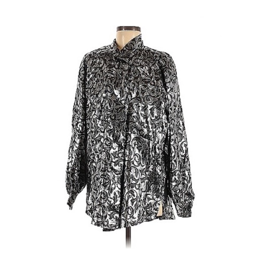 Escada by Margaretha Ley Size 38 (EU) Silk Blazer US Size 6 Vintage Blouse